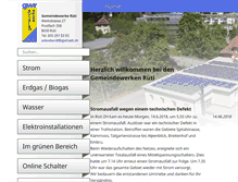 Tablet Screenshot of gwrueti.ch